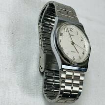 CASIO カシオ 腕時計 MQ-336 シルバー ホワイト クォーツ メンズ USED品 1円スタート_画像4