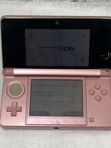 Nintendo 3DS 本体 ミスティピンク 動作確認済み 初期化済み USED品 1円スタート 《3/4より腕時計祭り開催！》_画像2