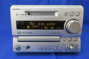 ONKYO ミニコンポ、CD/MD チューナーアンプ FR-X9 (CD/MD動作確認　メンテナンス済）