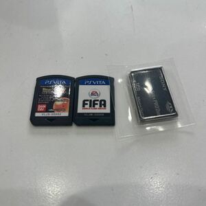 N8774 PSVita ソフト ドラゴンボール、FIFA、SONY メモリースティックデュオ