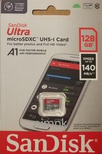 サンディスク microSDXC UHS-Ⅰ 128GB 140MB/秒 SanDisk Ultra マイクロSD