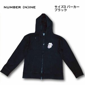 NUMBER (N)INE ナンバーナイン サイズ3 パーカー ブラック