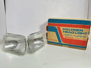 ★コレクター必見！！ HONDA ホンダ STANLEY HALOGEN HEADLIGHT ハロゲンヘッドライト 動作未確認 部品 車パーツ 箱付き 12V65/55W G449