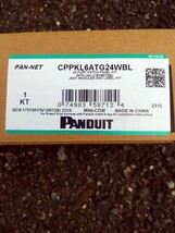 【新品】PANDUIT CPPKL6ATG24WBL CAT6A 24ポートモジュラーパッチパネルキット_画像1