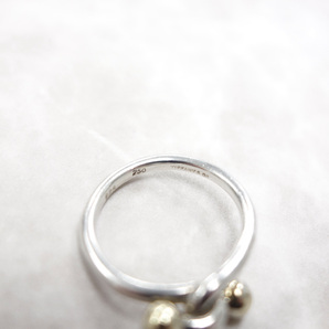 Tiffany & Co ティファニー リング 指輪 silver925 18K 10号の画像5