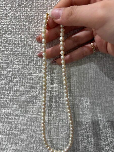 s925 アコや　akoya天然パール真珠 ネックレス 真珠