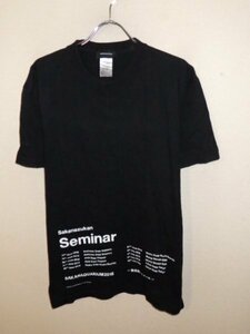 z4248SAKANACTION★サカナクション★Seminar★ツアーTシャツ★レア★激安★送料格安