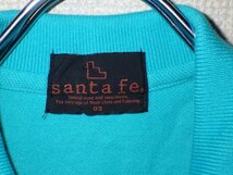 z4265santafe★サンタフェ★ロゴ刺繍★半袖ポロシャツ★日本製★レア★VINTAGE★ヴィンテージ★90ｓ★送料格安_画像3