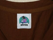 z4658atom★ワッペン付き★Tシャツ★サイズL★レア★激安★送料格安_画像3