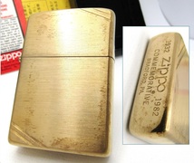 1932-1982 コメモラティブ ソリッドブラス zippo ジッポ 未使用_画像1