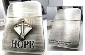 ホープ HOPE 1941レプリカ アローメタル 50周年記念 zippo ジッポ 2007年