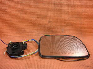 1995y Town Car door mirror glass right RH Lowrider hydro Deighton Zenith square ADEX ADEL used stock disposal 