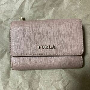 FURLA フルラ 三つ折り財布 ピンク 