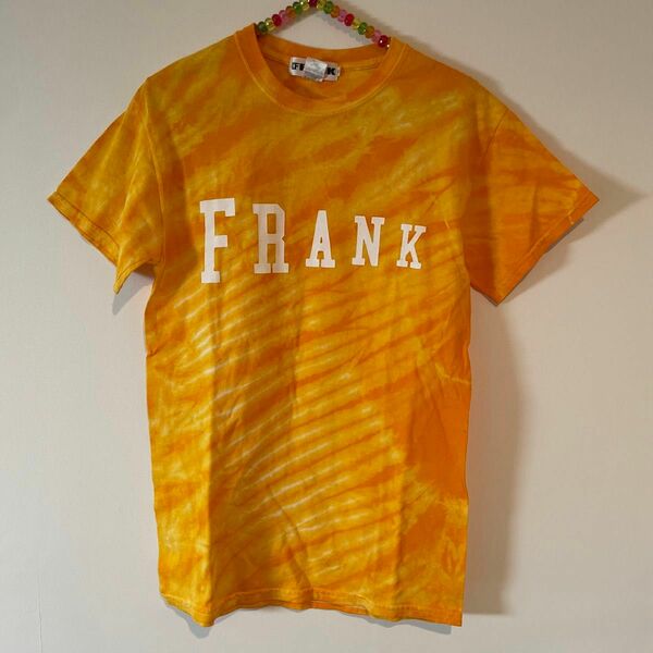 FRANK 151 タイダイ柄 Tシャツ 半袖 トップス オレンジ 派手 半袖Tシャツ カットソー フランク frank151 夏