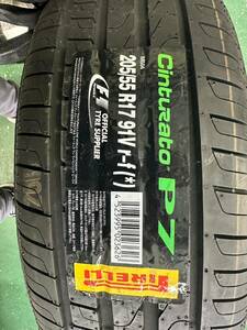 ☆未使用品☆　205/55R17 91V r-f ☆ピレリ　Cinturato　P7　BMW承認タイヤ　ランフラットタイヤ　１７インチ 2本