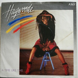 《7インチ》Haywoode - A Time Like This モダン・ソウル・ブギー　クラシック　 DISCO SOUL 45 BOOGIE MURO UK 名曲