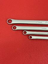 新品☆Snap-on スナップオン 0°オフセットストレートメガネレンチ4本セットXDHFM1012,1214,1417,1719_画像3