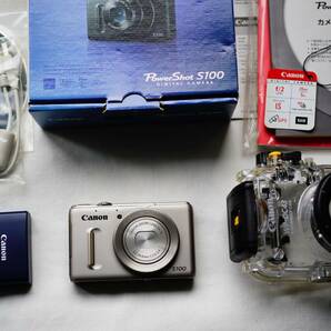 Canon デジタルカメラ PowerShot S100 シルバー 水中ハウジングおまけ付きの画像2