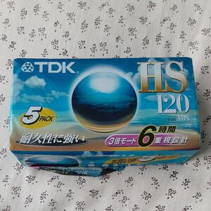 TDK　VHSビデオテープ HS120 未使用　2本組