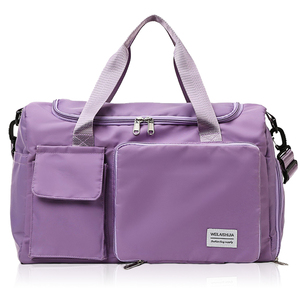  sport bag Boston bag travel bag 4WAY Carry on water-repellent high capacity shoes . go in . lady's .. separation traveling bag purple 