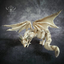 *guili-guili* プチドラゴン（茶虎） /　フル可動アートドール 　架空生物　幻獣　ハンドメイド　ぬいぐるみ　artdoll　dragon　_画像4