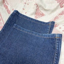 90s Levis W517 ブーツカットデニムパンツ 27 濃青 日本製 オールド リーバイス ヴィンテージ フレア レディース 95年製 XS～S　●394_画像9