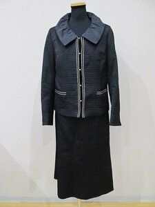 １円 HANAI YUKIKO ユキコハナイ　ジャケット　スカート　セット　黒　