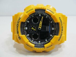 １円 カシオ Gショック GA-100A 腕時計 黄色