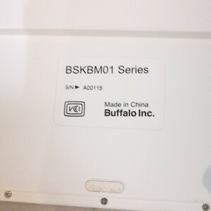 バッファロー BUFFALO フルキーボード USB接続 パンタグラフ Macモデル ホワイト BSKBM01WH 動作確認済の画像3