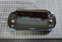 【動作確認済、訳有】PlayStation Vita Wi-Fiモデル アクア・ブルー(PCH-2000ZA23)_画像2