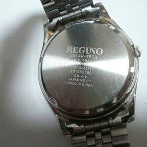 CITIZEN シチズン REGUNO レグノ SOLAR-TECH ソーラー E101-K005299 メンズ 腕時計★稼働★ジャンク扱い F3052の画像6