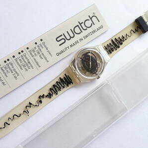 未使用電池交換済 スウォッチ レギュラーモデル Swatch 1995年 Skizzo 品番GK191の画像1