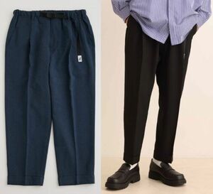 GRAMICCI グラミチ × ADAM ET ROPE' アダムエロペ / 別注 2WAY STRETCH WIDE TAPERED CROPPED / XL / ネイビー