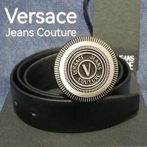 ★新品・メンズ★【Versace Jeans Couture】トップ式バックル