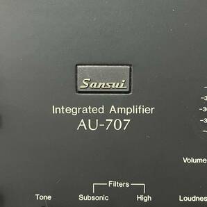 Sansui/サンスイ Integrated Amplifier AU-707 ●1807Y● オーディオ機器 現状品 山水電気株式会社 周辺機器 長期保管品 プリメインアンプの画像3