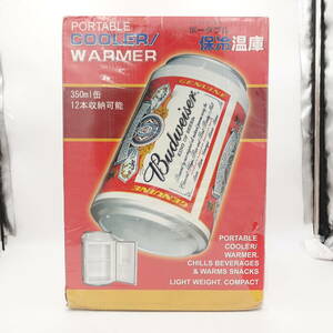 バドワイザー 缶型 保冷温庫 未使用 350ml12本収納可能 保冷 保温 Budweiser/14358