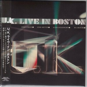 紙ジャケ UK / LIVE IN BOSTON（国内盤CD）