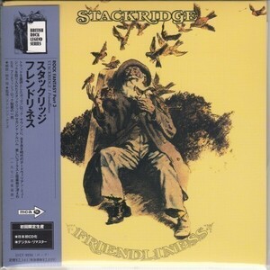 紙ジャケ STACKRIDGE / FRIENDLINESS（国内盤CD）