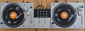 アナログDJスタートセット SMX-201 DJミキサー STR8-70J ターンテーブル 2台 STANTON スタントン ピッカリング