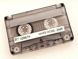 WHITE NOISE AZIMUTH / 1kHz LEVEL カセットテストテープ CASSETTE TEST TAPE (4tr 2ch STEREO MUSIC GRADE)