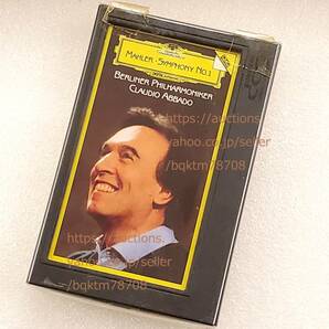 DCC音楽テープ LIVE GUSUTAV MAHLER SYMPHONY NO.1 D-dur BERLINER PHILHARMONIKER CLAUDIO ABBADOの画像1