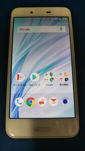 SA3317 au SIMフリー AQUOS sense SHV40 SHARP 4Gスマホ 簡易確認＆簡易清掃＆初期化OK 判定○ 送料無料 現状品 Webにて解除手続き受付済み