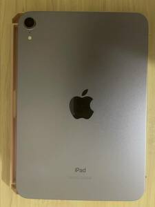 【中古】iPad mini 8.3インチ 第6世代 Wi-Fi 64GB パープル MK7R3J/A 2021年秋モデル バッテリー容量97％　ケース付き