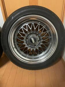 ハイエース CRS ESSEX ENCM タイヤ ホイール 18×8J 6穴 139.7 +12 225/50R18 4本セット 