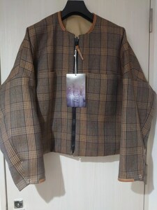 SUNSEA サンシー 19AW REVERSIBLE CARAMEL CHECK BLOUSON リバーシブル キャラメルチェックブルゾン ジャケット パンツ sacai ジュンヤマン