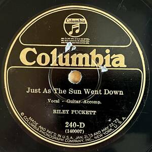 RILEY PUCKETT COLUMBIA You'll Never Miss Your Mother ‘Till She’s Gone/ Just As Sun Went Down