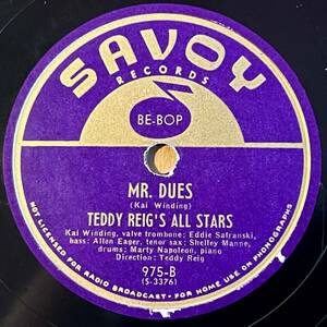 TEDDY REIG'S ALL STARS w ALLEN EAGER SAVOY Mr. Dues