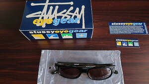 ステューシー　stussy　サングラス　マイケル　MICHAEL　SHINY　ブラック　当時物　レア