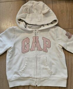 ベビーギャップ　くま耳 ジップパーカー GAP　スウェット