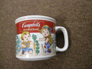 1993年 campbell Soup キャンベルスープ マグカップ 直径10cm 高さ8.5cm USEDキレイ